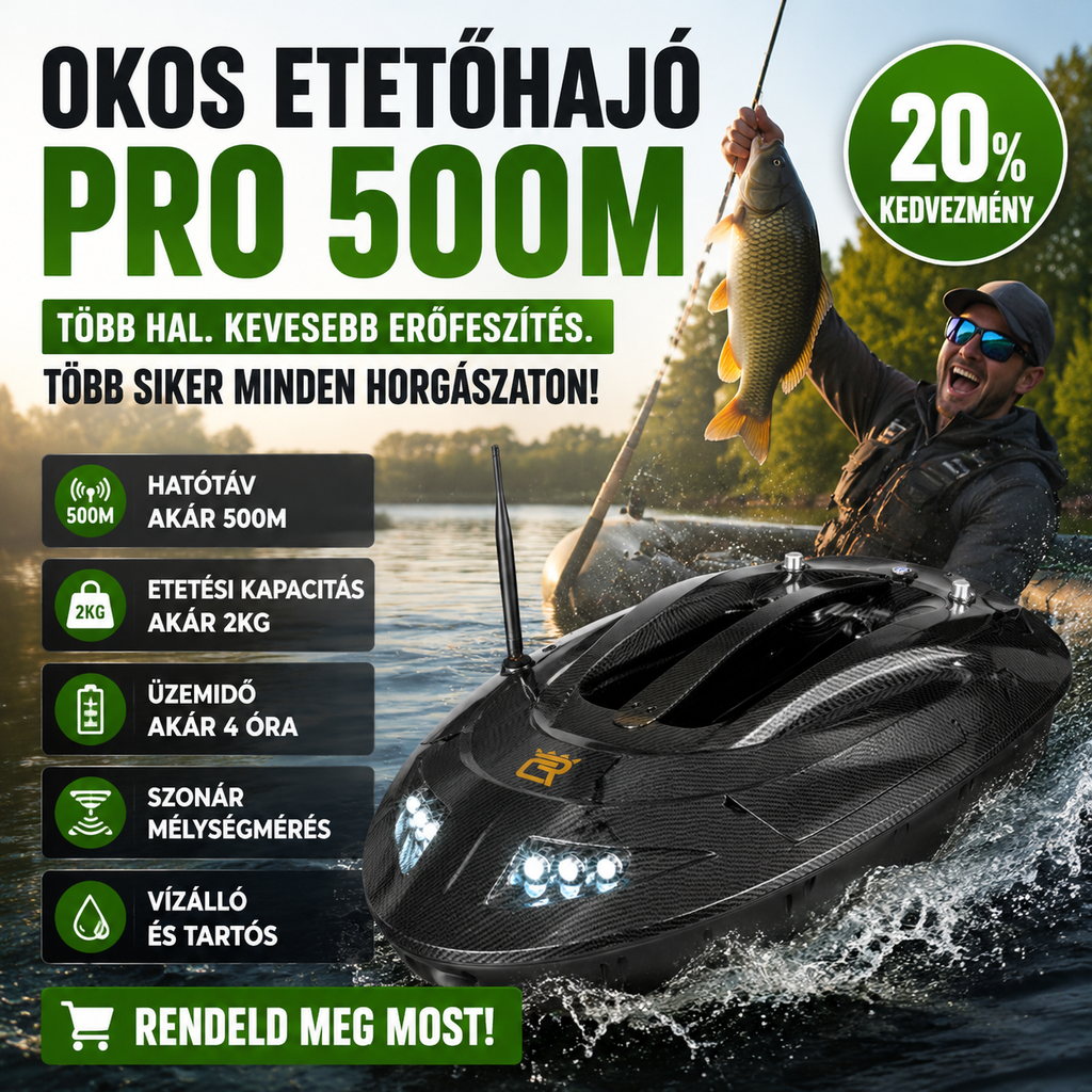 GPS-es etetőhajó halradarral